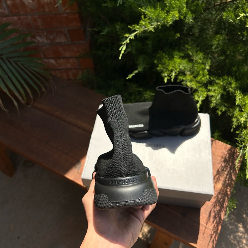 Balenciaga Men's Black Sock Sneakers - Picture 3 of 5